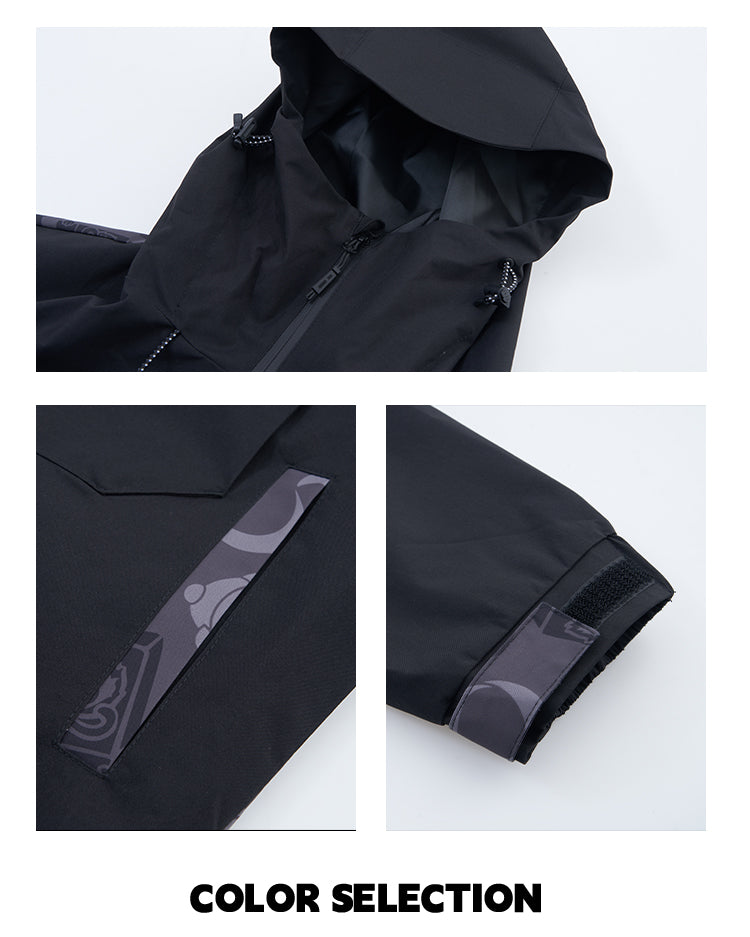 Printed windbreaker jacket