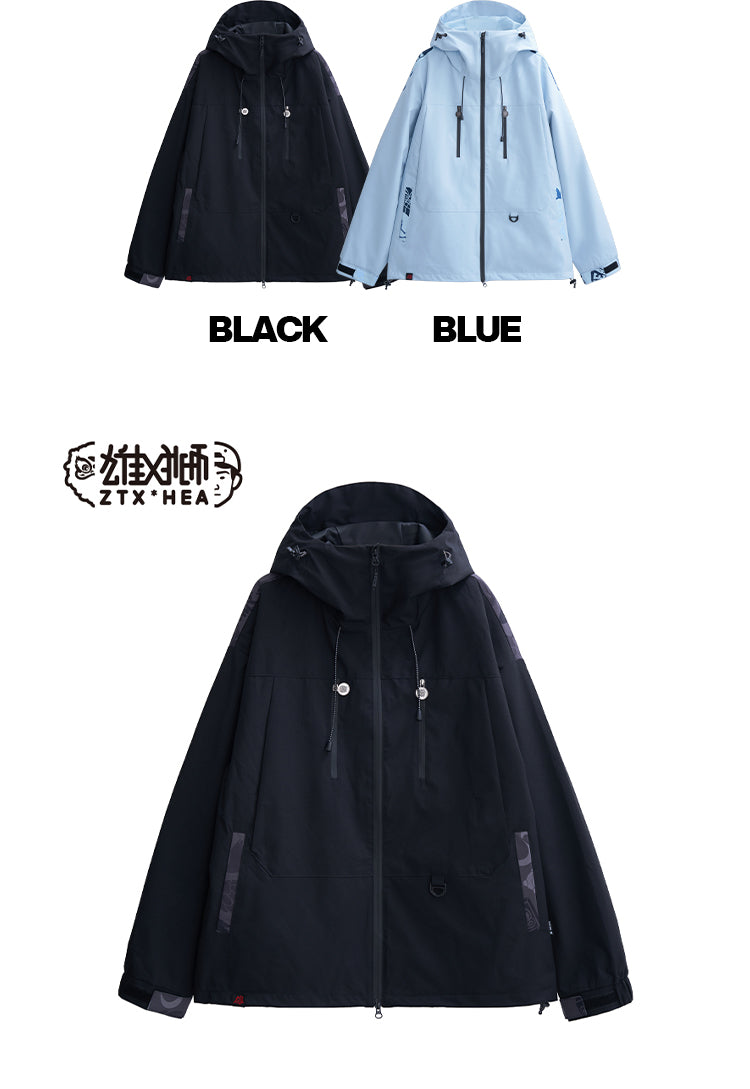 Printed windbreaker jacket