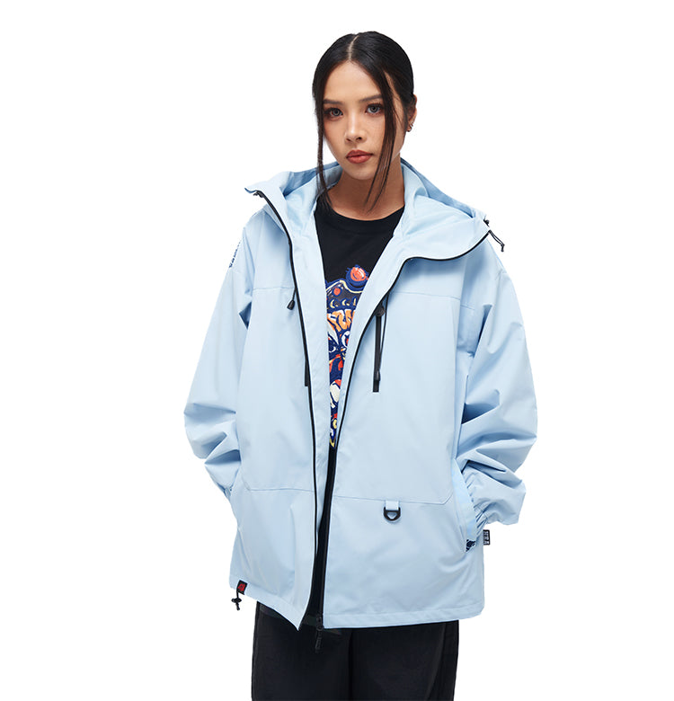 Printed windbreaker jacket