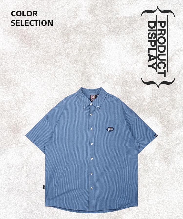 Striped Short Sleeved Shirt with