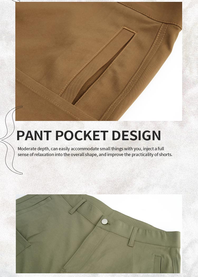 Workwear style trendy shorts