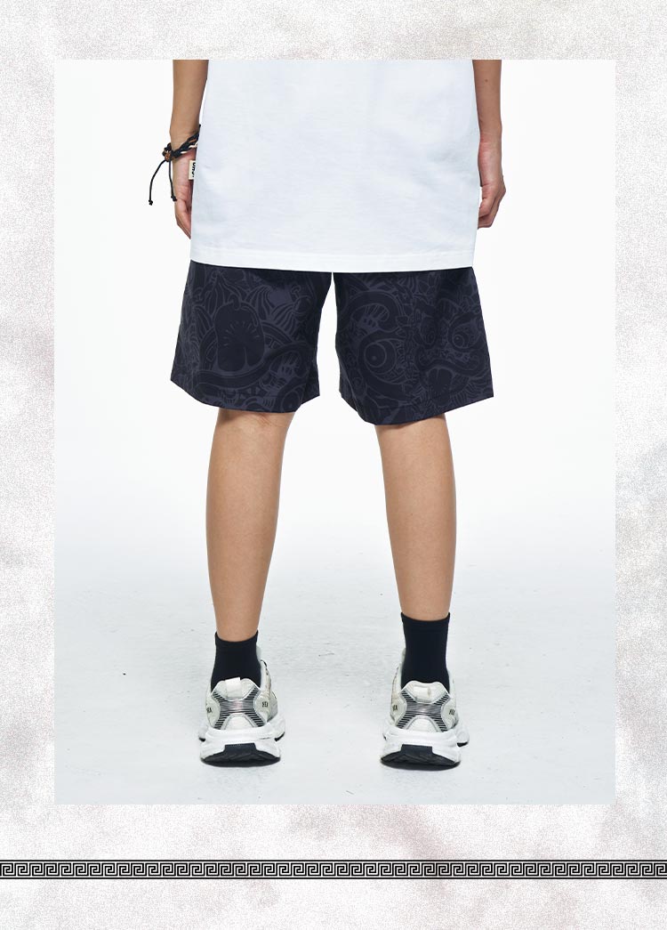 Retro casual shorts