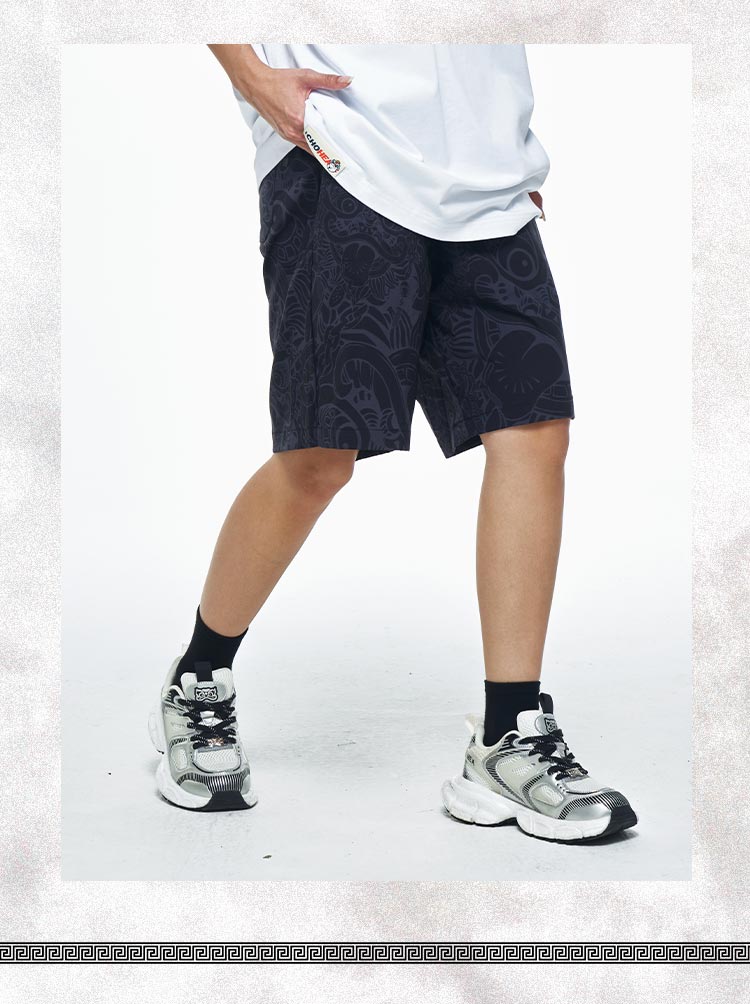 Retro casual shorts
