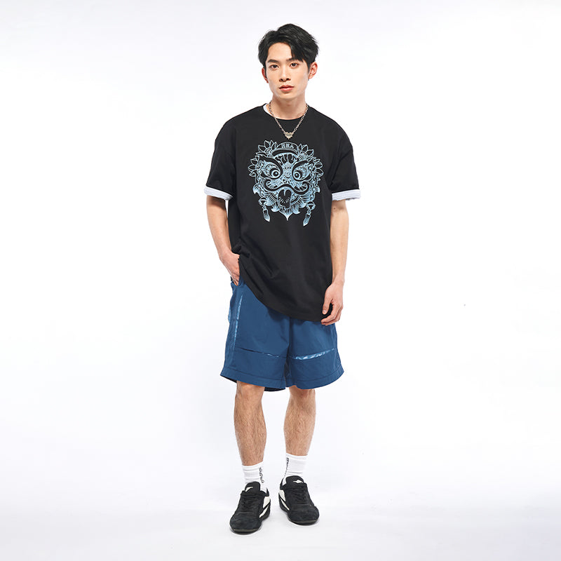 Functional street trend contrast design style shorts