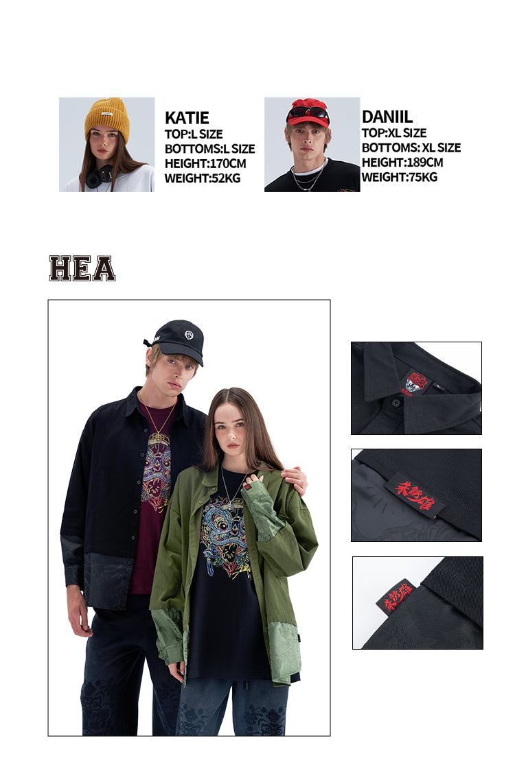 Fashionable long sleeved shirt