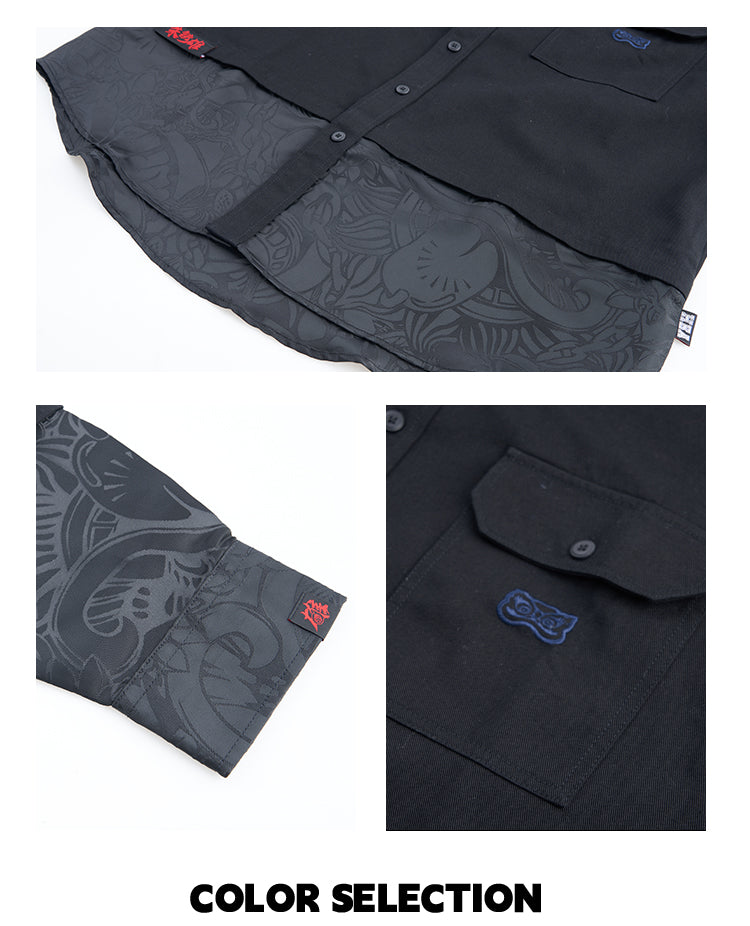 Fashionable long sleeved shirt