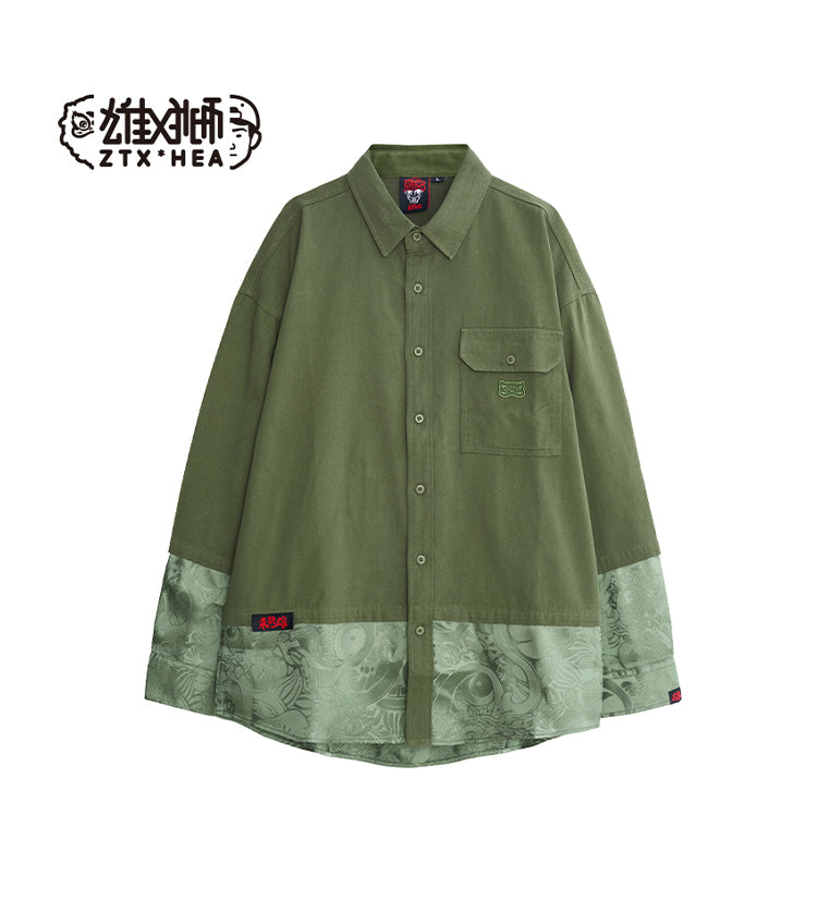 Fashionable long sleeved shirt