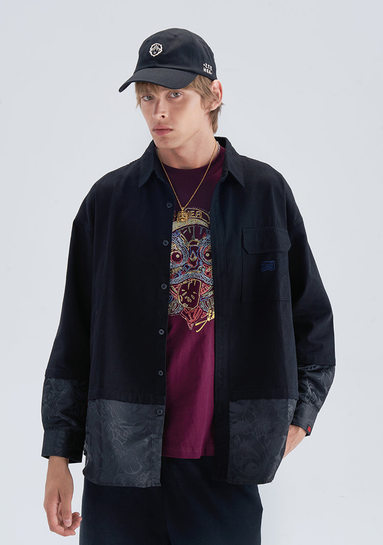 Fashionable long sleeved shirt