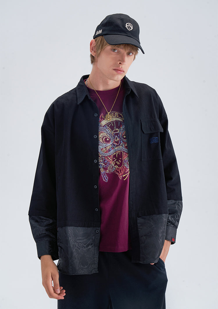 Fashionable long sleeved shirt