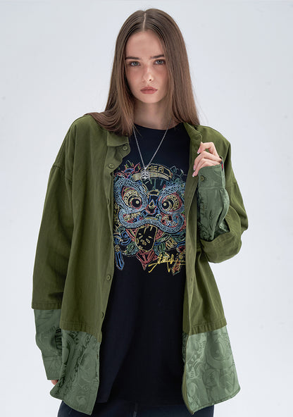 Fashionable long sleeved shirt