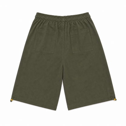 HEA Lion Head Embroidered Casual Shorts