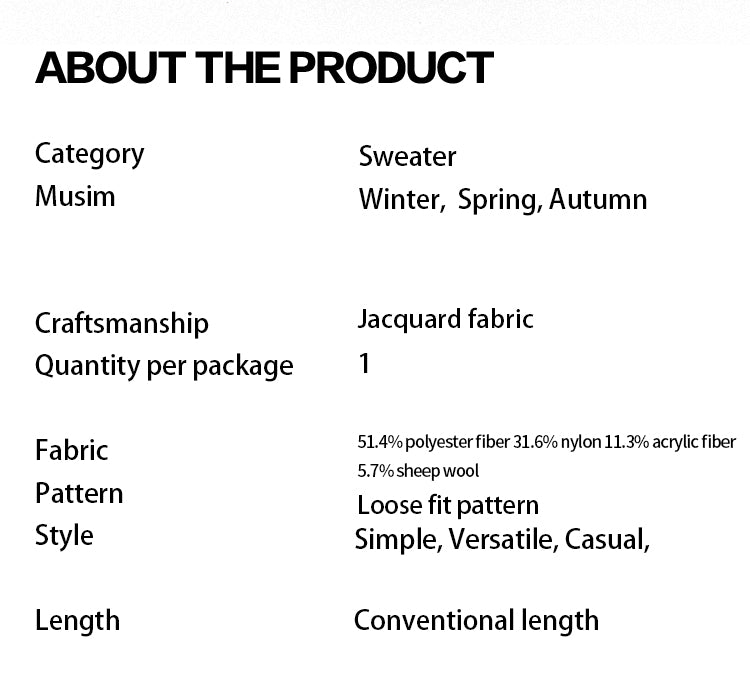 Leisure warm sweater