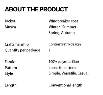 Fashionable printed windbreaker