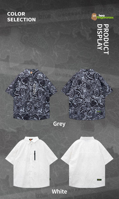 Printed short shirt