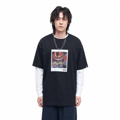 HEA Cultural Lion Back Print Tee