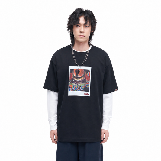 HEA Cultural Lion Back Print Tee