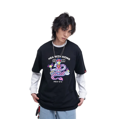 HEA Graffiti Characters Oversized Tee