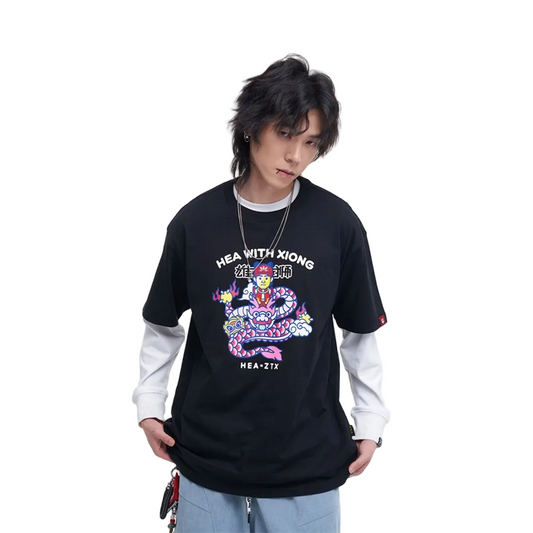 HEA Graffiti Characters Oversized Tee