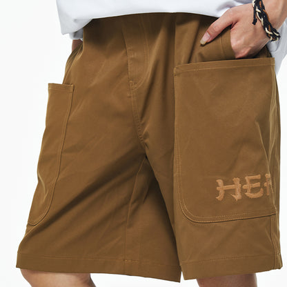 Workwear style trendy shorts