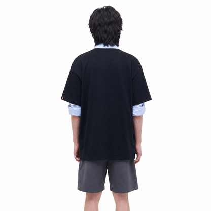 HEA Cartoon Grid Oversized Tee