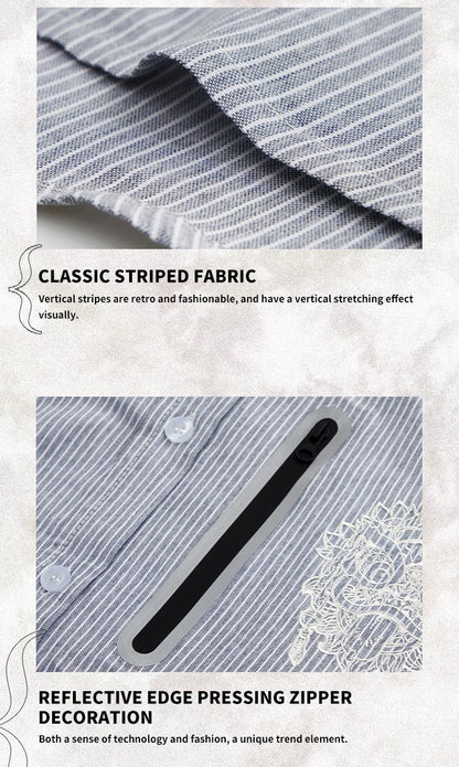 Striped long shirt