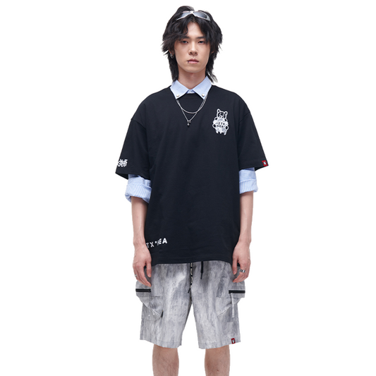 HEA Oversized Line Art Graphic Tee