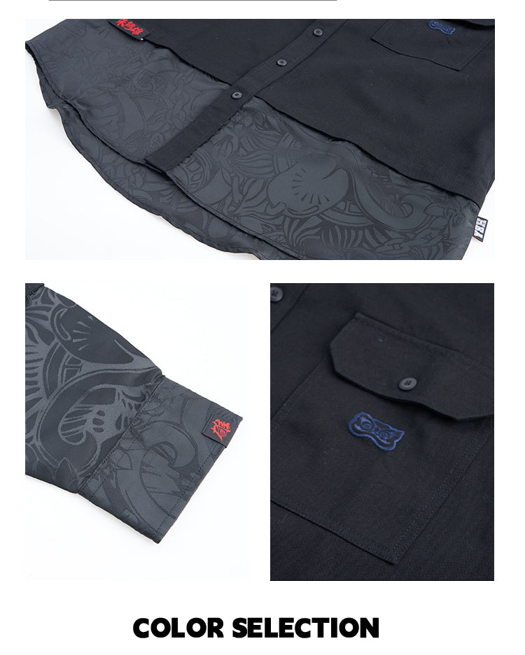 Fashionable long sleeved shirt