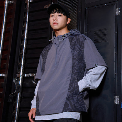 Short sleeved windbreaker