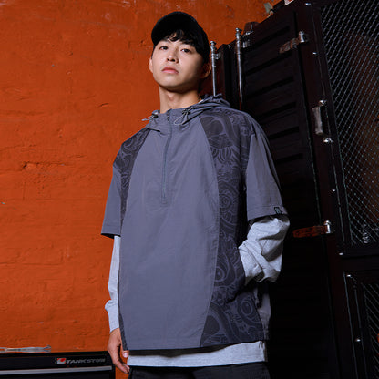 Short sleeved windbreaker