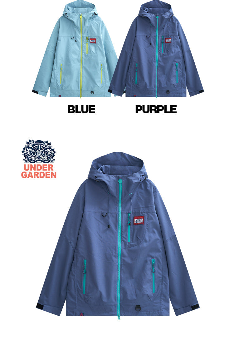 Fashionable printed windbreaker