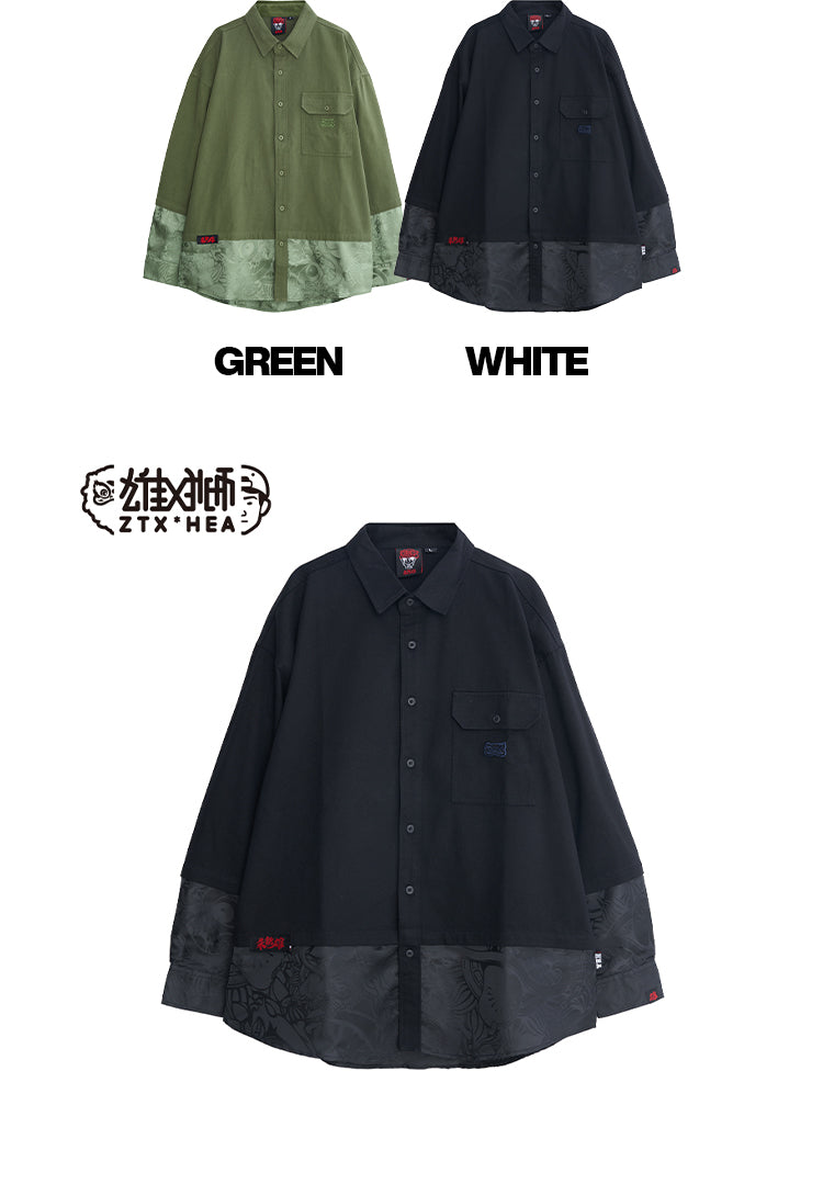 Fashionable long sleeved shirt