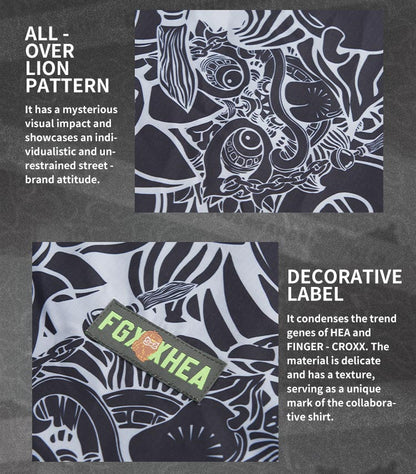 Printed short shirt