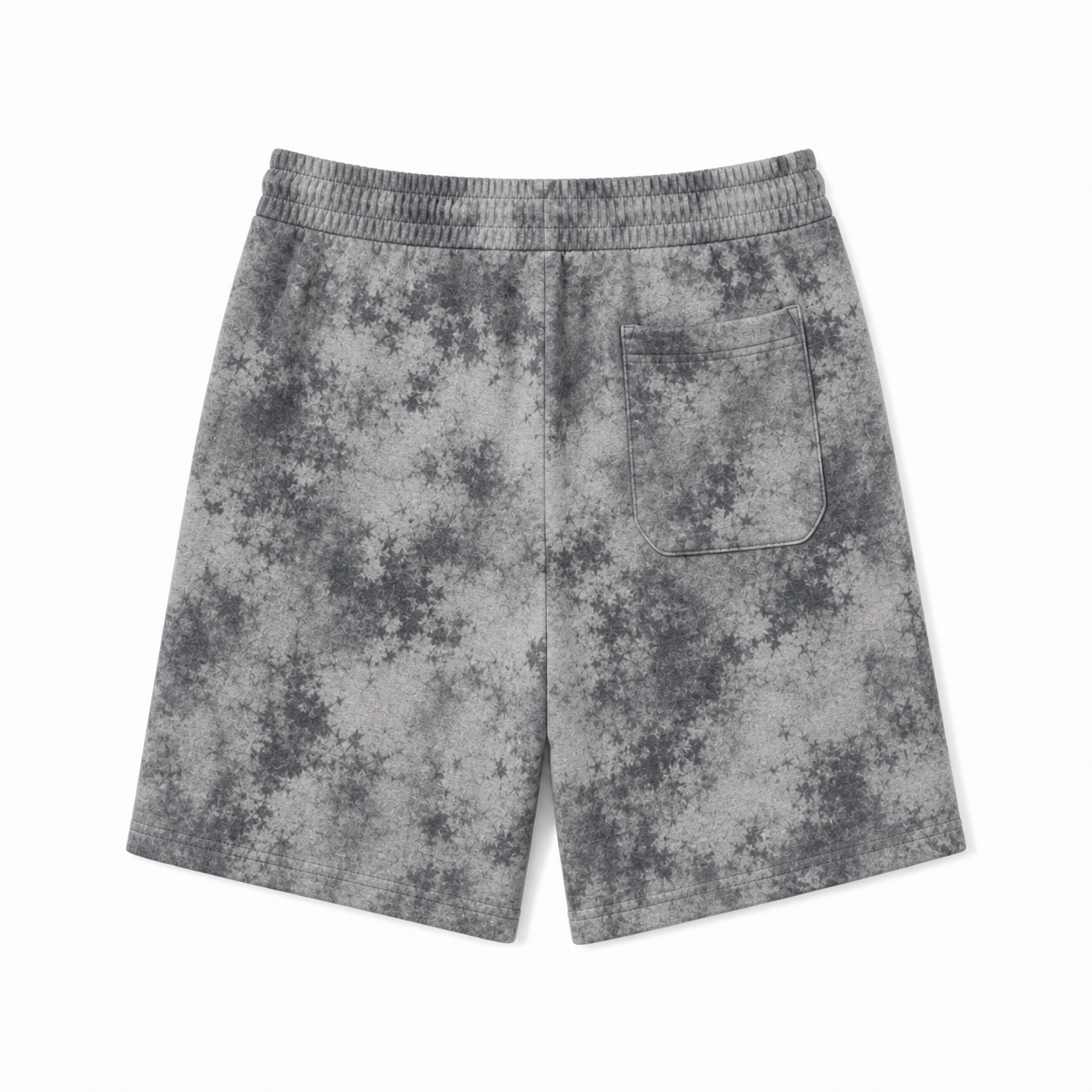 Tie-Dye Washed Heavyweight Casual Sweat Shorts