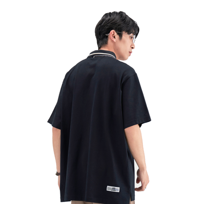 HEA Contrast Collar Heavyweight Polo Shirt