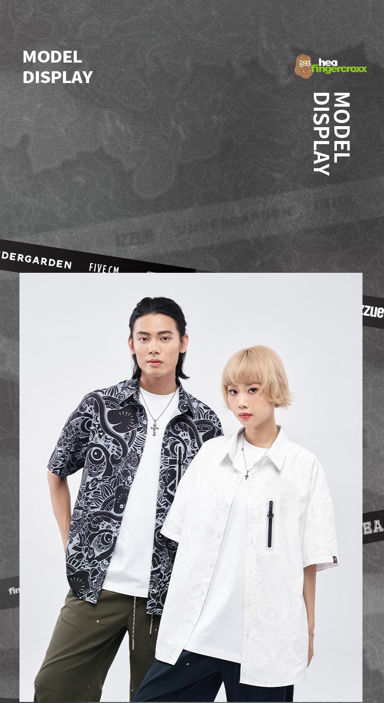 Printed short shirt