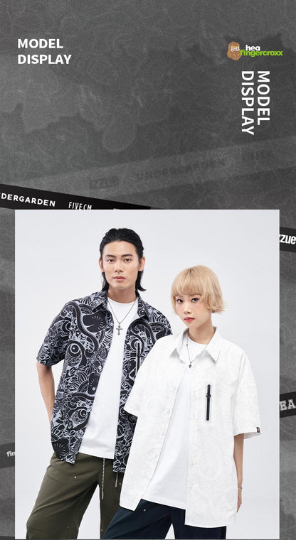 Printed short shirt