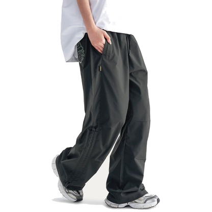 HEA Graphic Print Wide Leg Woven Cargo Pants