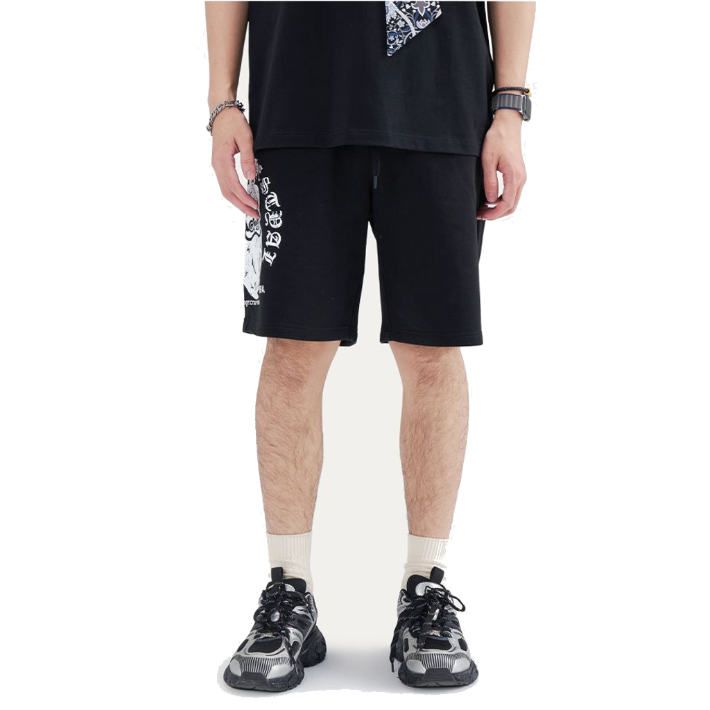 HEA Owl Graphic Wide Leg Knitted Shorts