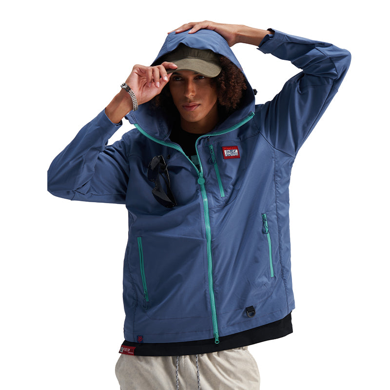 Fashionable printed windbreaker