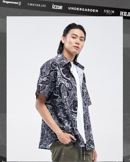 Printed short shirt