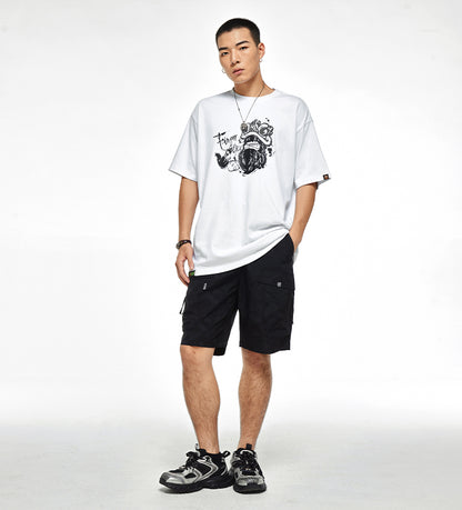 Fashionable printed shorts