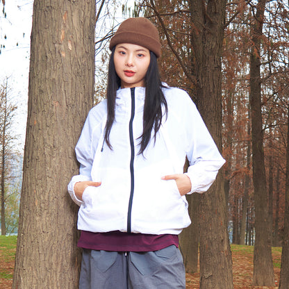 Long sleeved windbreaker