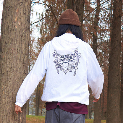 Long sleeved windbreaker