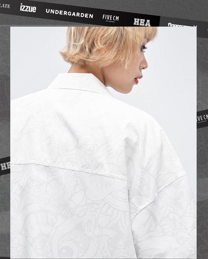 Printed short shirt