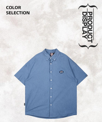 Striped Short Sleeved Shirt with