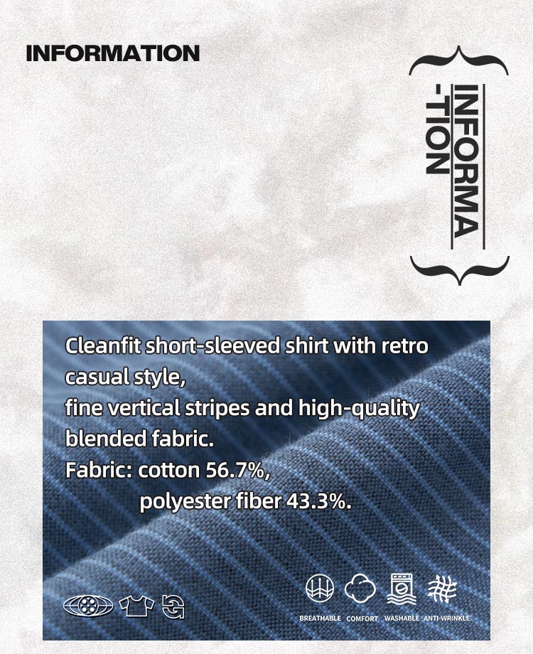Striped Short Sleeved Shirt with