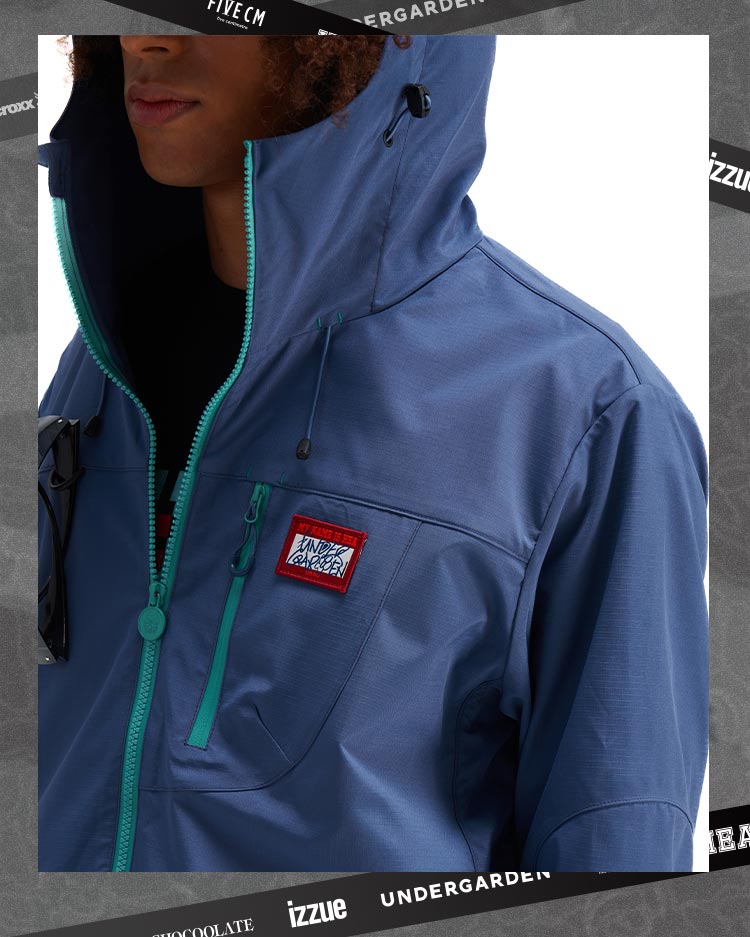 Fashionable printed windbreaker