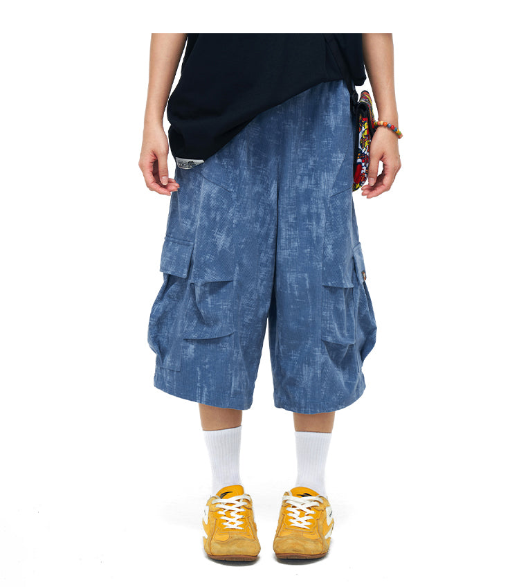 Short casual straight-leg pants sport