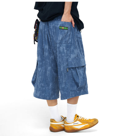 Short casual straight-leg pants sport