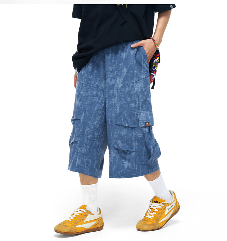 Short casual straight-leg pants sport